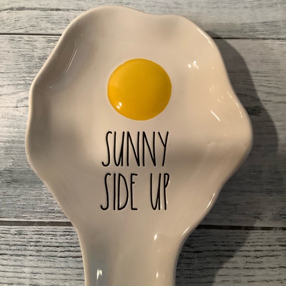 Rae Dunn Sunny Side Up Egg Spoon Rest - Picture 2 of 3